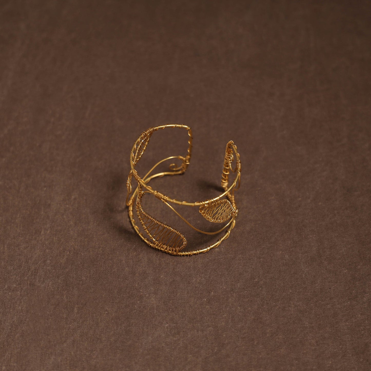 Brass metal handcrafted bracelet (adjustable) 74
