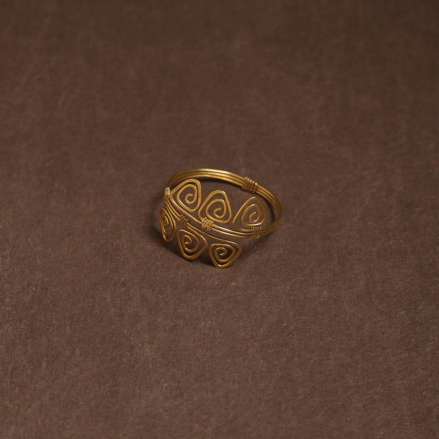 Brass metal handcrafted bracelet (adjustable) 81
