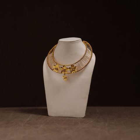 Brass metal handcrafted choker necklace 117