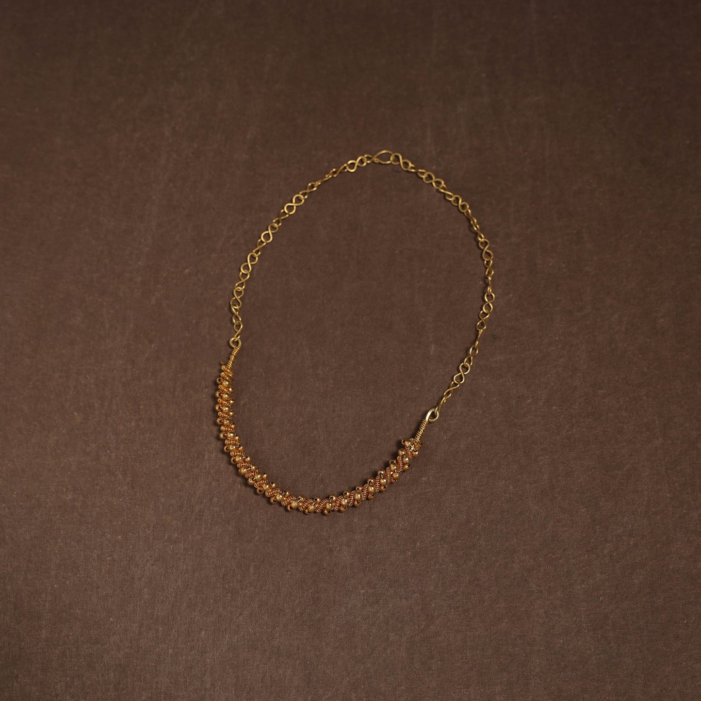 Brass metal handcrafted choker necklace 132