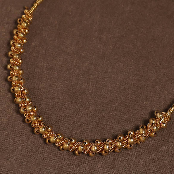 Brass metal handcrafted choker necklace 132