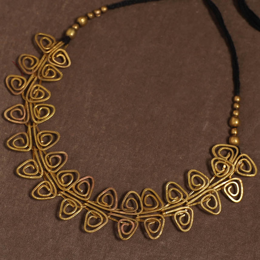 Brass metal handcrafted choker necklace 140