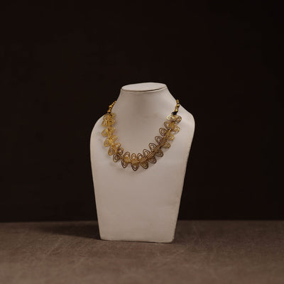 Brass metal handcrafted choker necklace 140