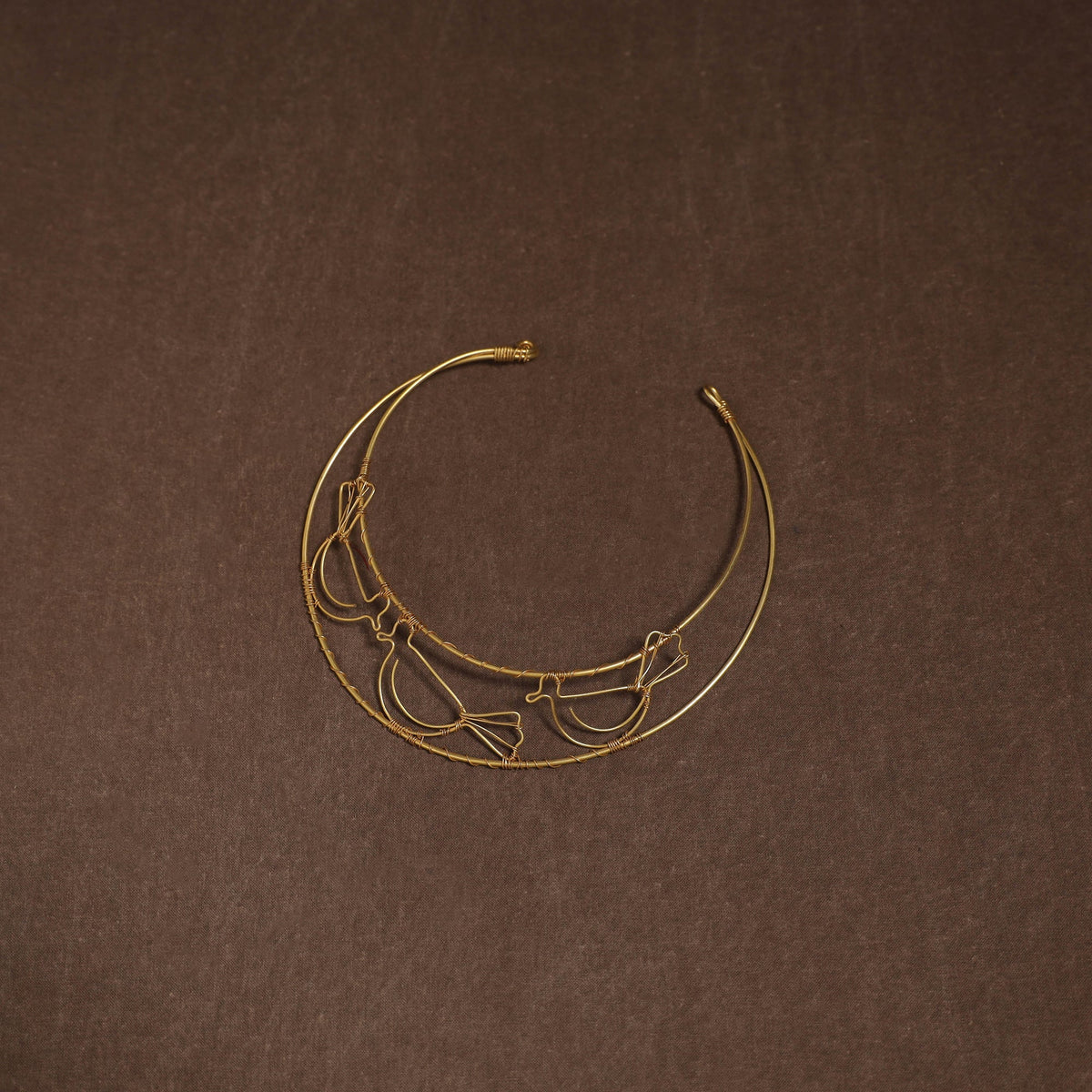 Brass metal handcrafted choker necklace 144