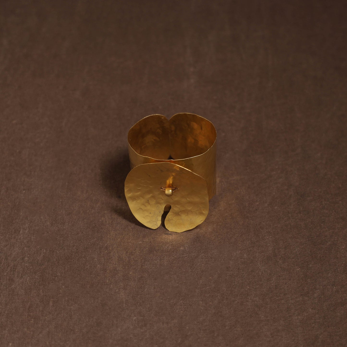 Brass metal handcrafted cuff bracelet (adjustable) 66