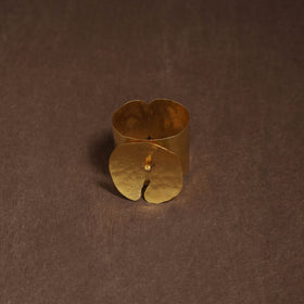 Brass metal handcrafted cuff bracelet (adjustable) 66
