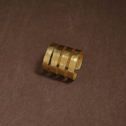 Brass metal handcrafted cuff bracelet (adjustable) 69
