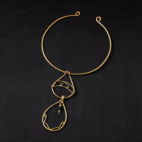 Brass Metal Handcrafted Dokra Choker Necklace by Asalkaar