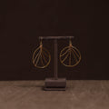 Brass metal handcrafted earrings 100