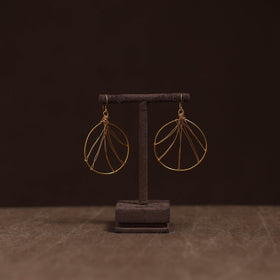 Brass metal handcrafted earrings 100