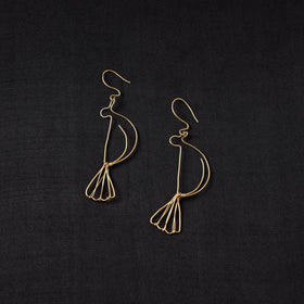 Brass metal handcrafted dokra earrings by asalkaar