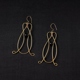 Brass metal handcrafted dokra earrings by asalkaar