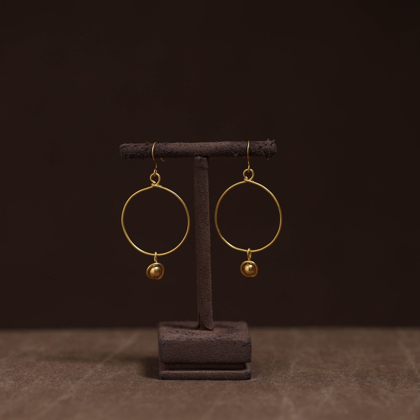 Brass metal handcrafted earrings 22