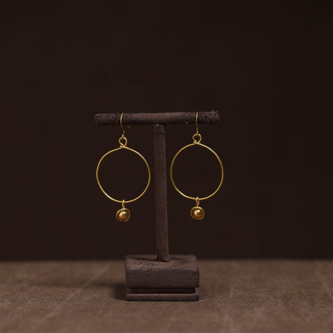 Brass metal handcrafted earrings 22