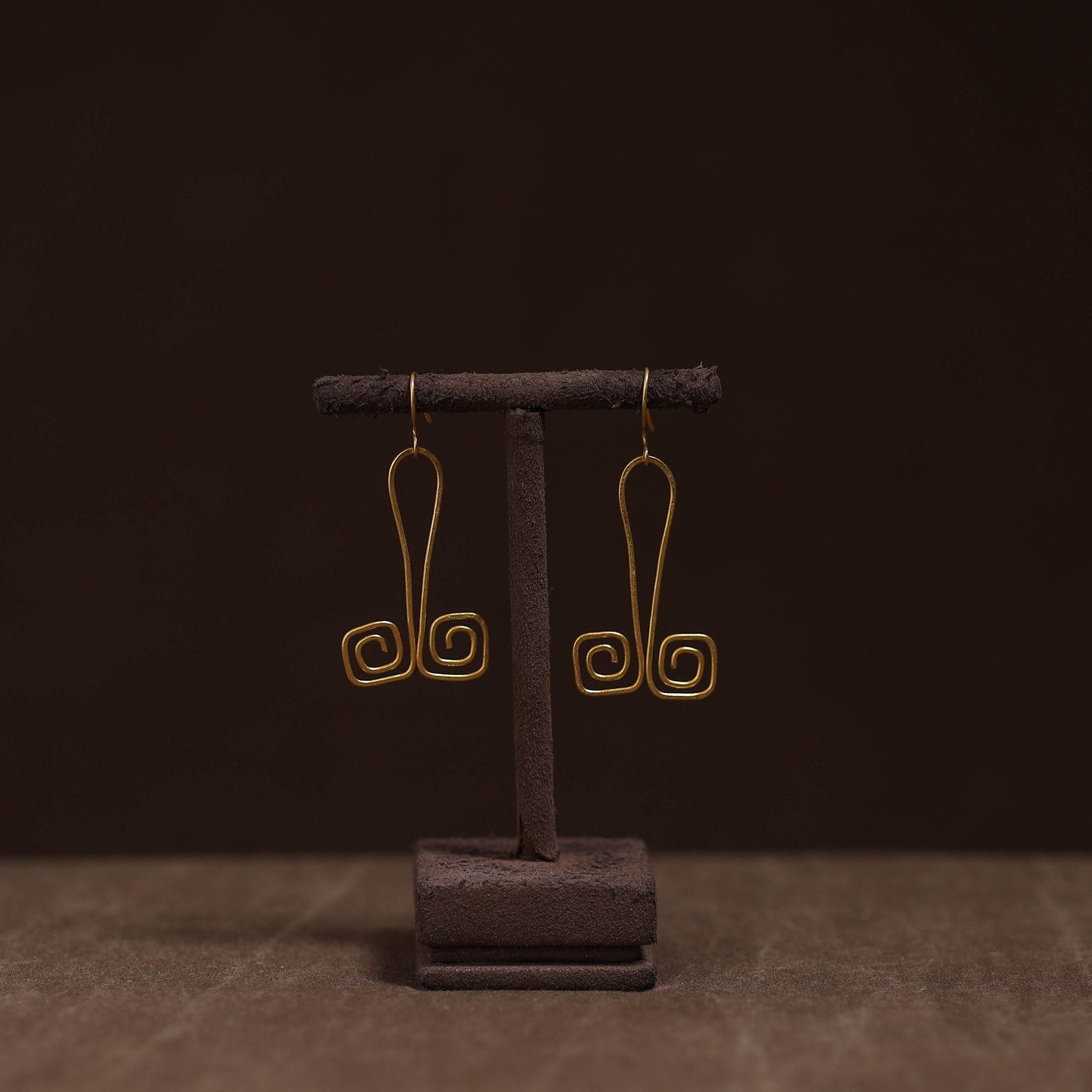 Brass metal handcrafted earrings 23