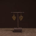Brass metal handcrafted earrings 26