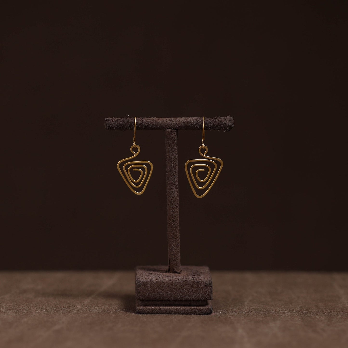 Brass metal handcrafted earrings 26