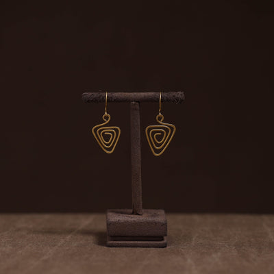 Brass metal handcrafted earrings 26