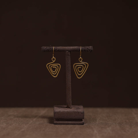 Brass metal handcrafted earrings 26