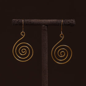 Brass metal handcrafted earrings 27