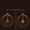 Brass metal handcrafted earrings 31