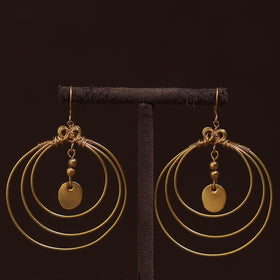 Brass metal handcrafted earrings 31