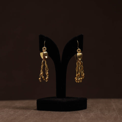 Brass metal handcrafted earrings 34