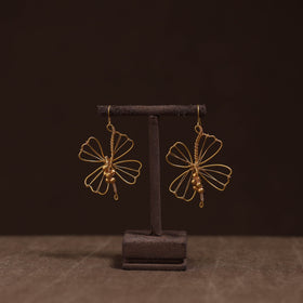 Brass metal handcrafted earrings 35