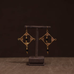 Brass metal handcrafted earrings 37