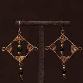 Brass metal handcrafted earrings 37