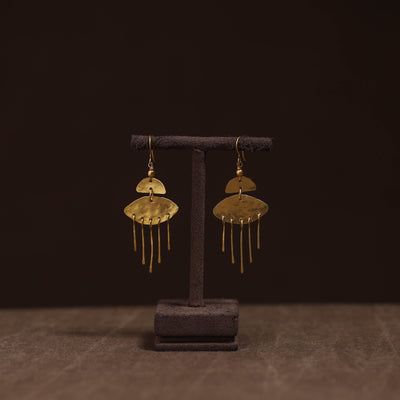 Brass metal handcrafted earrings 38
