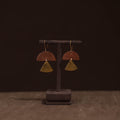 Brass metal handcrafted earrings 42