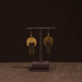 Brass metal handcrafted earrings 49