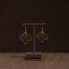 Brass metal handcrafted earrings 85