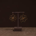 Brass metal handcrafted earrings 86