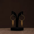 Brass metal handcrafted earrings 87