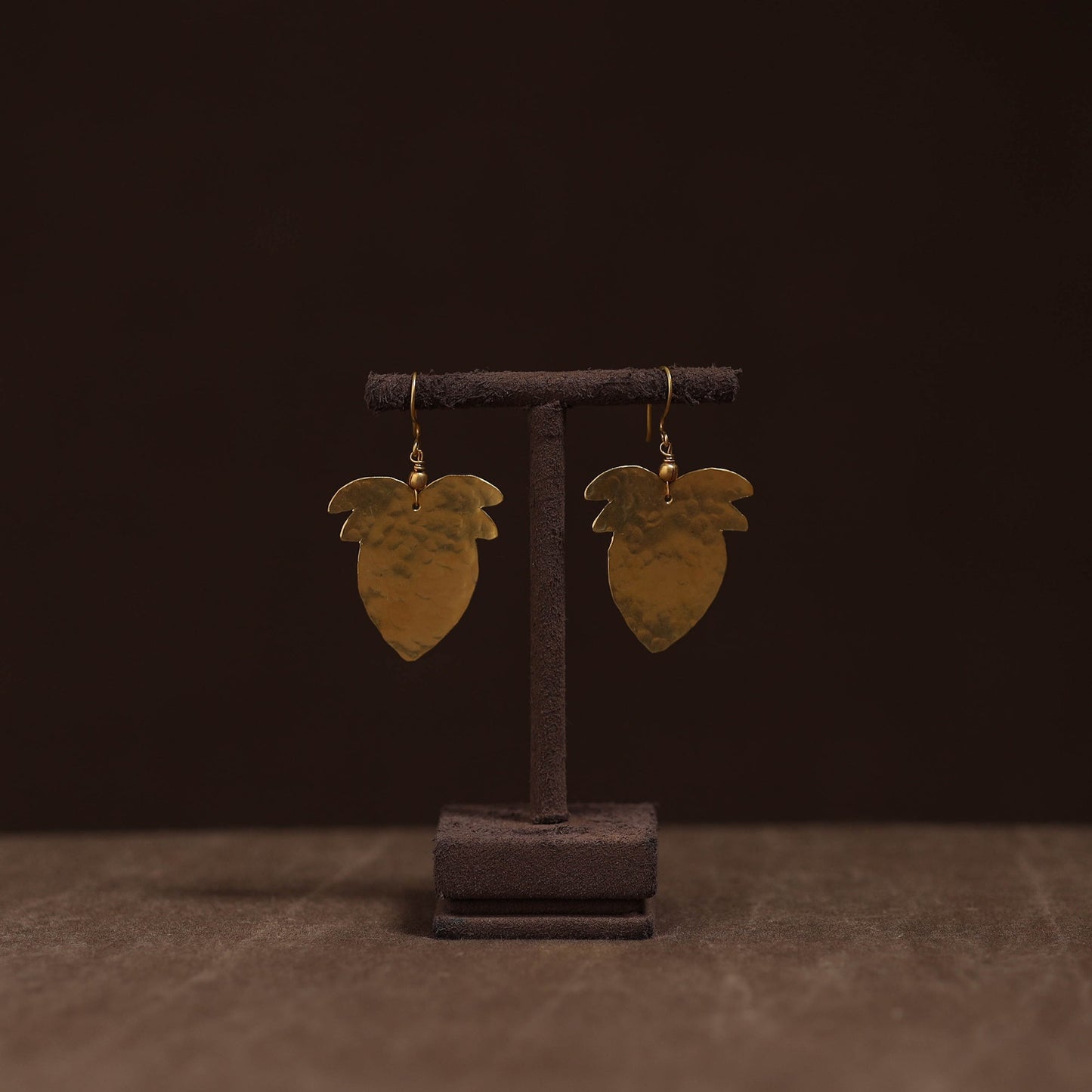 Brass metal handcrafted earrings 98