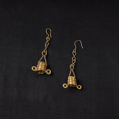 Buy Brass Metal Handcrafted Dokra Earrings by Asalkaar Online at iTokri.com