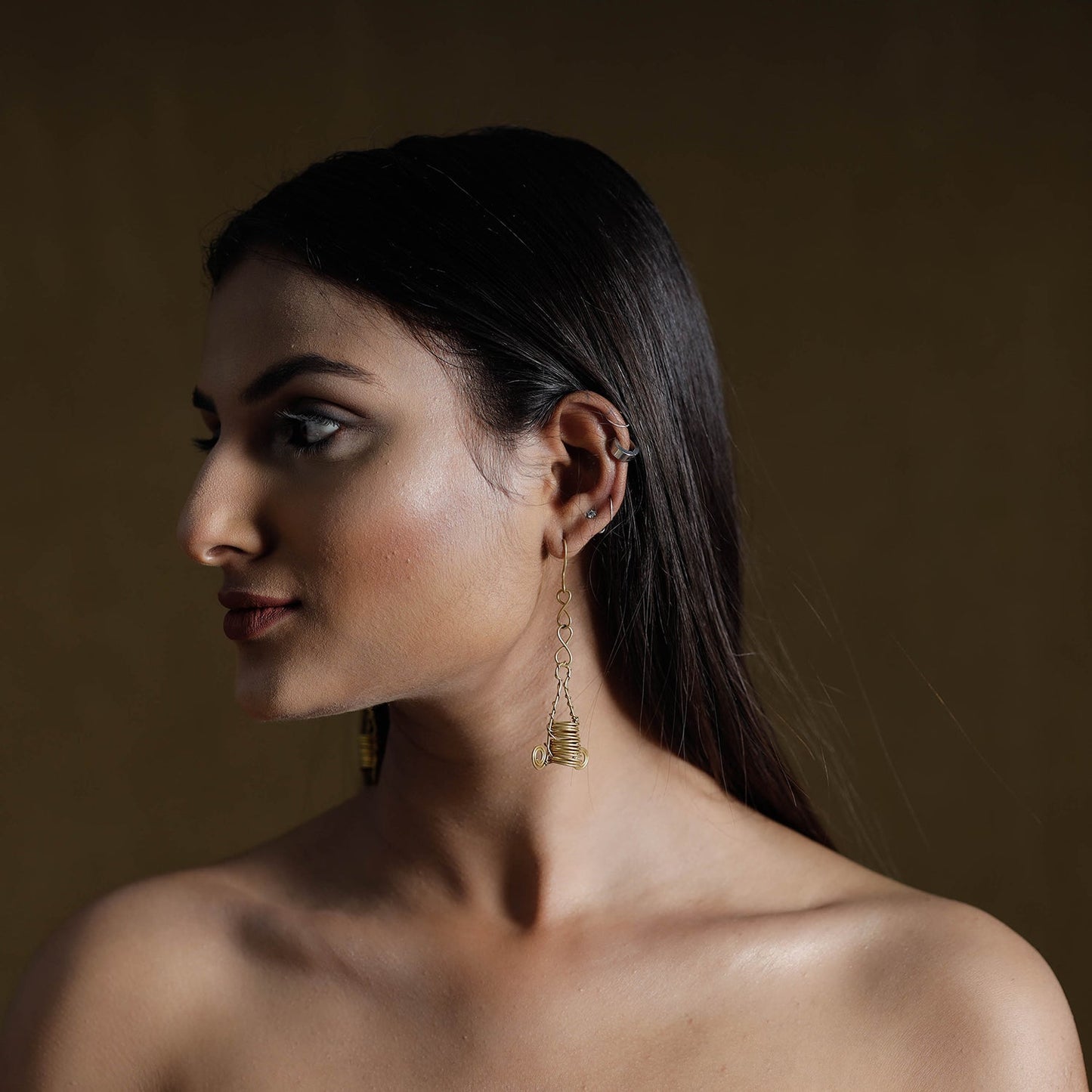 Buy Brass Metal Handcrafted Dokra Earrings by Asalkaar Online at iTokri.com
