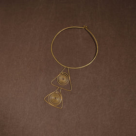 Brass metal handcrafted hasli necklace 109