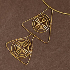 Brass metal handcrafted hasli necklace 109