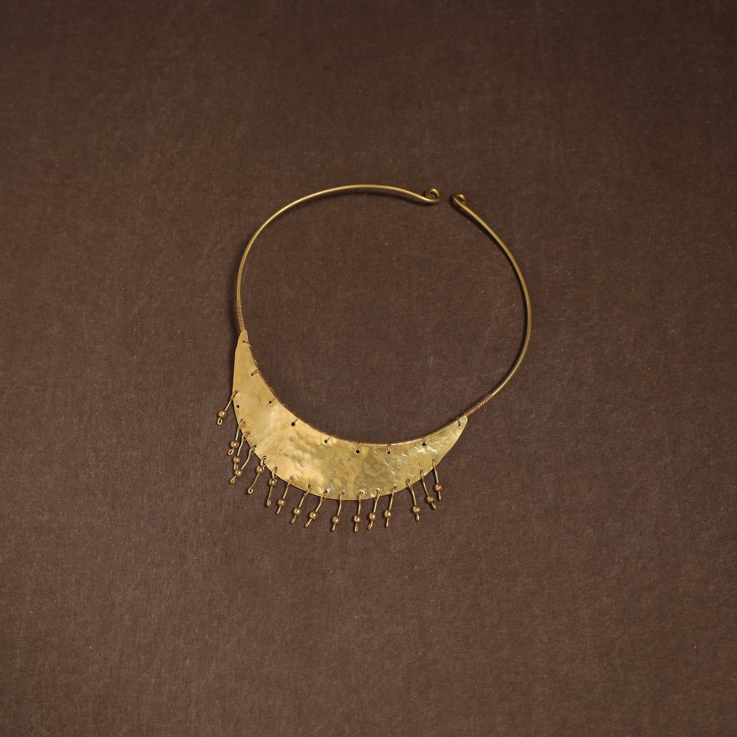 Brass metal handcrafted hasli necklace 122