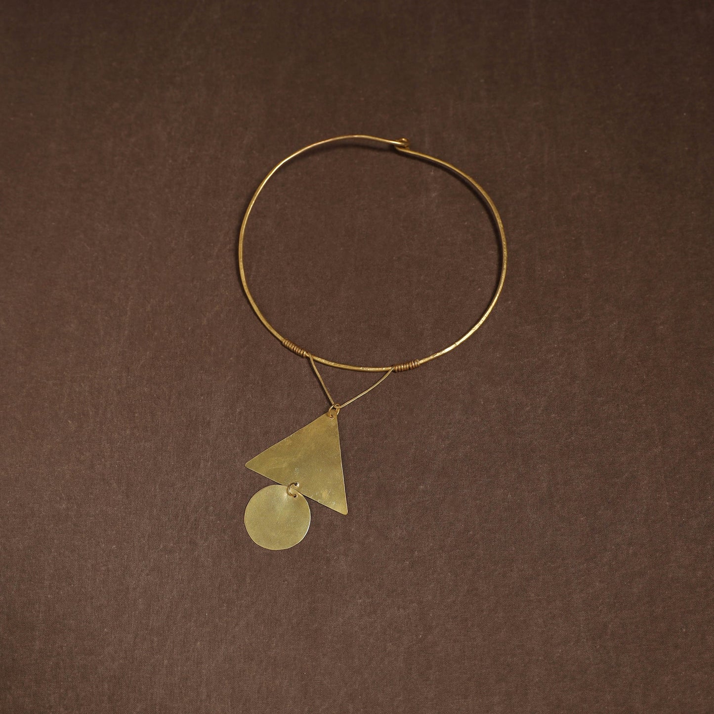 Brass metal handcrafted hasli necklace 126