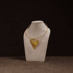 Brass metal handcrafted hasli necklace 129