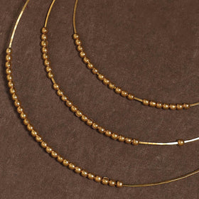 Brass metal handcrafted hasli necklace 143