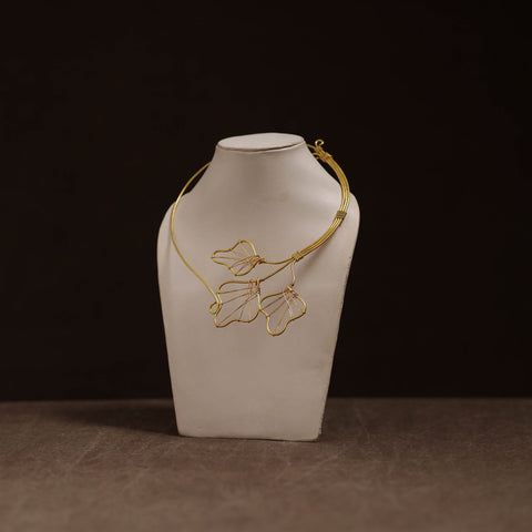 Brass metal handcrafted hasli necklace 151