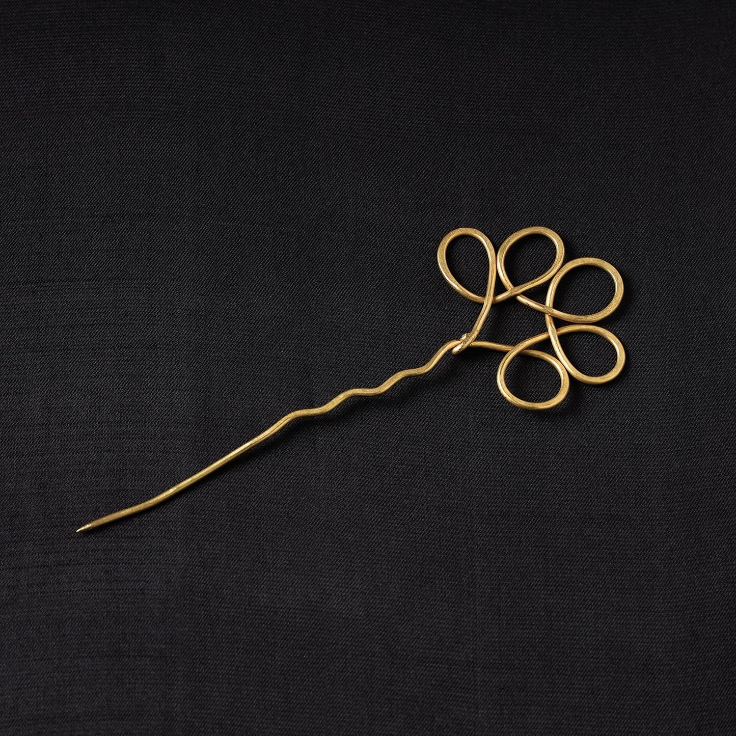 Buy Brass Metal Handcrafted Dokra Juda Pin by Asalkaar Online at iTokri.com