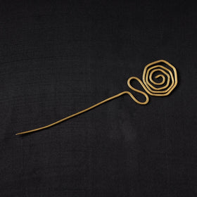 Buy Brass Metal Handcrafted Dokra Juda Pin by Asalkaar Online at iTokri.com