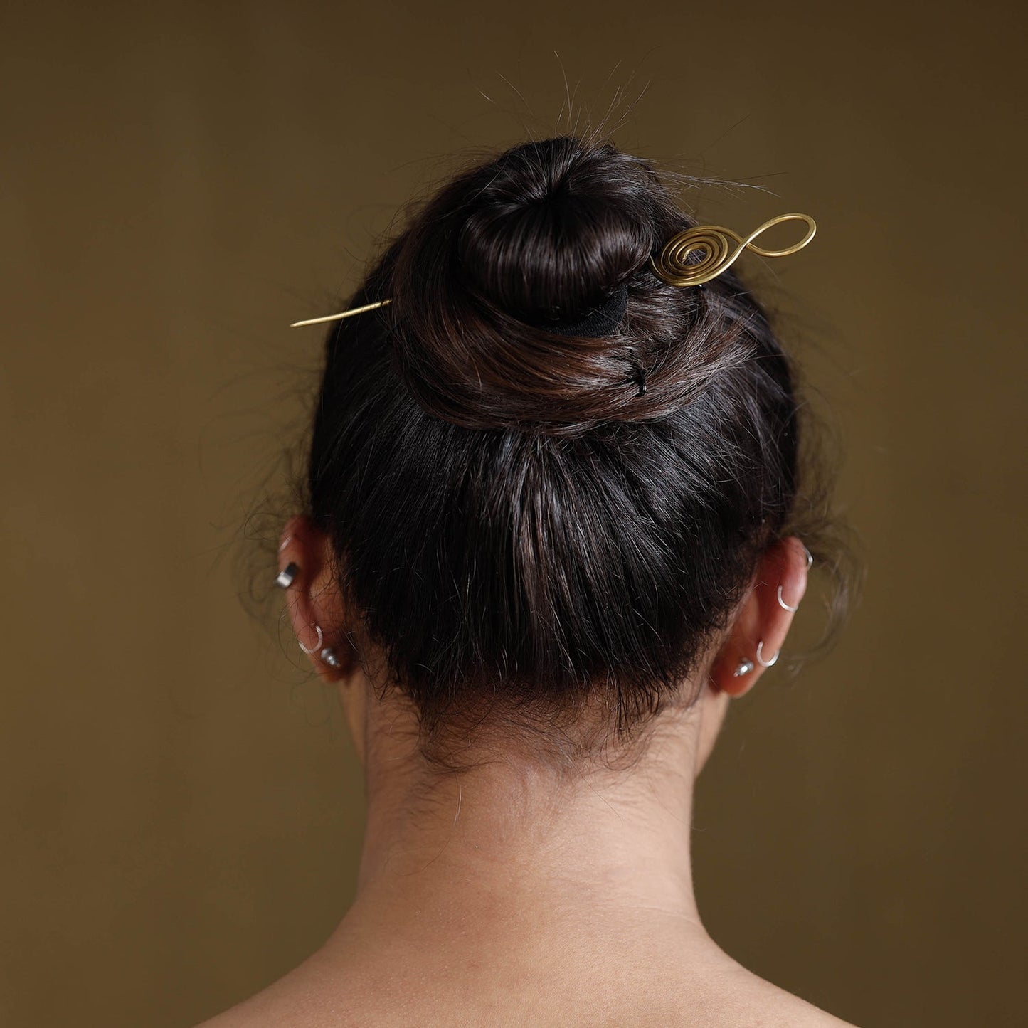 Buy Brass Metal Handcrafted Dokra Juda Pin by Asalkaar Online at iTokri.com