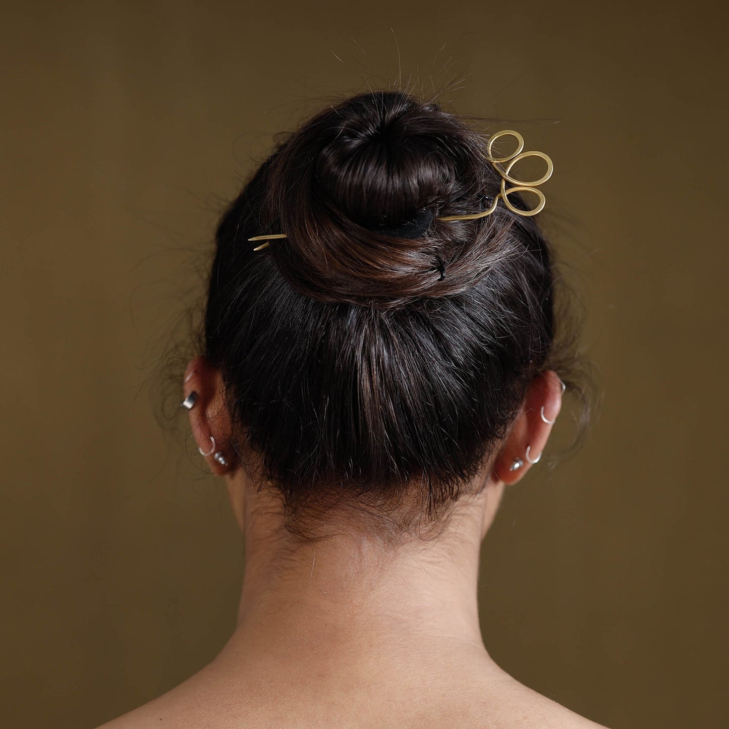 Buy Brass Metal Handcrafted Dokra Juda Pin by Asalkaar Online at iTokri.com